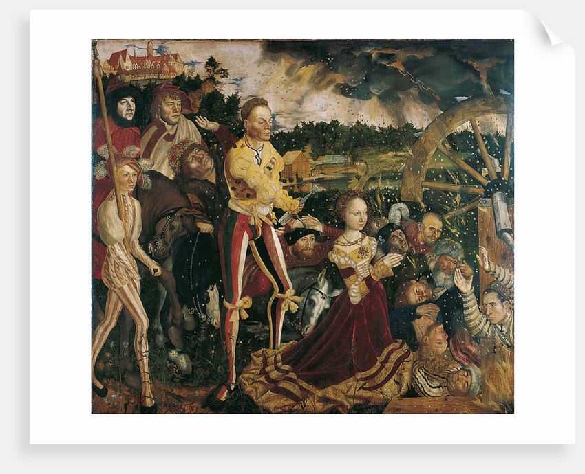 Altarpiece with the Martyrdom of Saint Catharine, central panel by Lucas Cranach the Elder