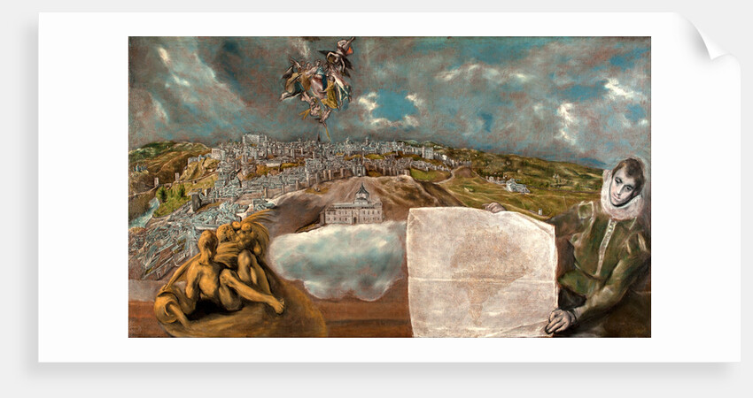 View and Plan of Toledo by Dominico El Greco