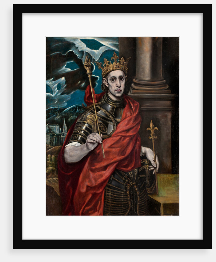 Saint Louis IX of France by El Greco