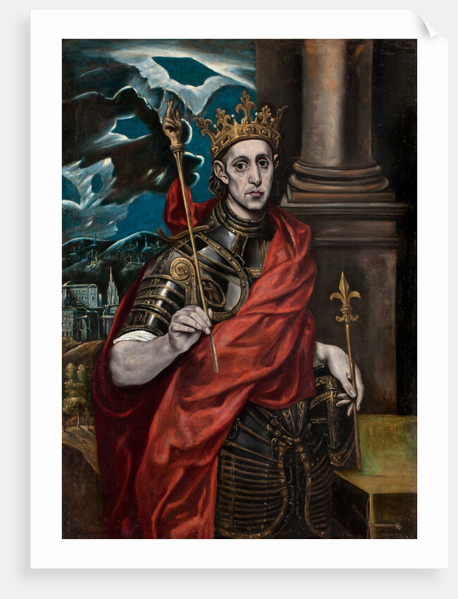 Saint Louis IX of France by El Greco