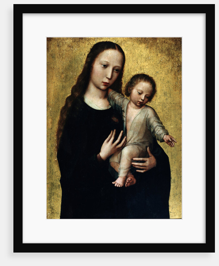 The Virgin Mary with the Child Jesus in a Shirt by Ambrosius Benson