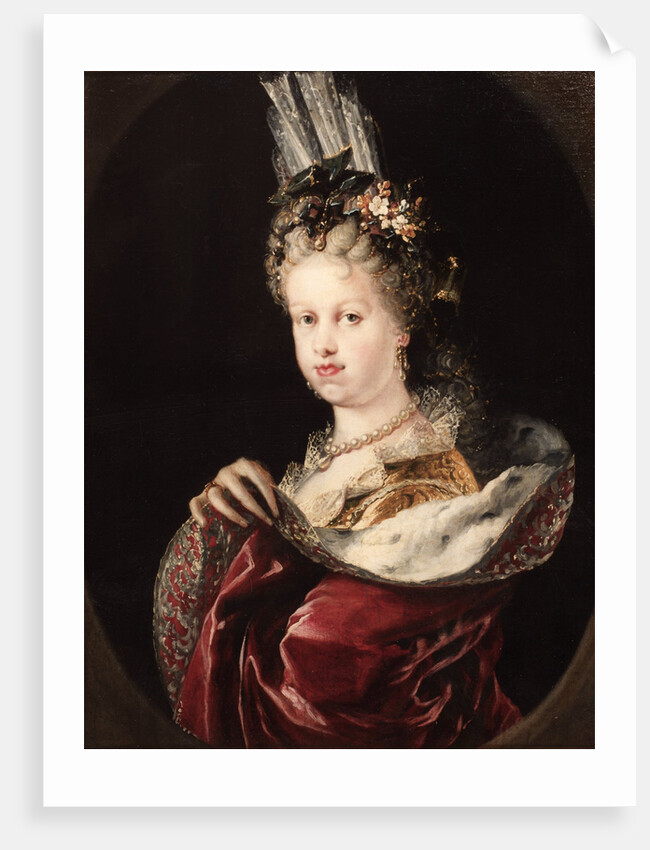 Portrait of Queen Maria Luisa of Savoy by Miguel Jacinto Meléndez