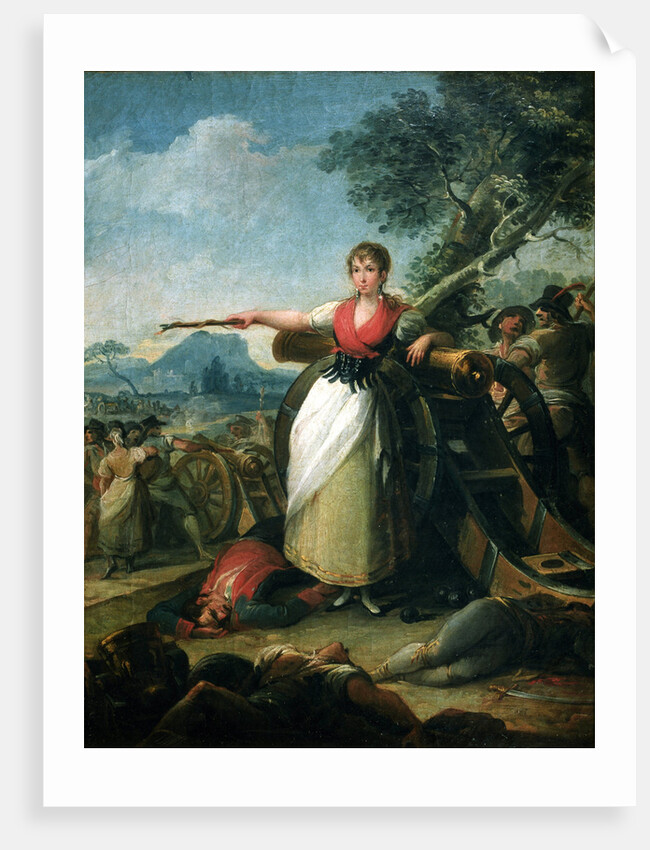 Agustina de Aragón by Juan Gálvez