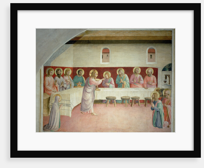The Holy Communion and the Last Supper by Fra Giovanni da Fiesole Angelico