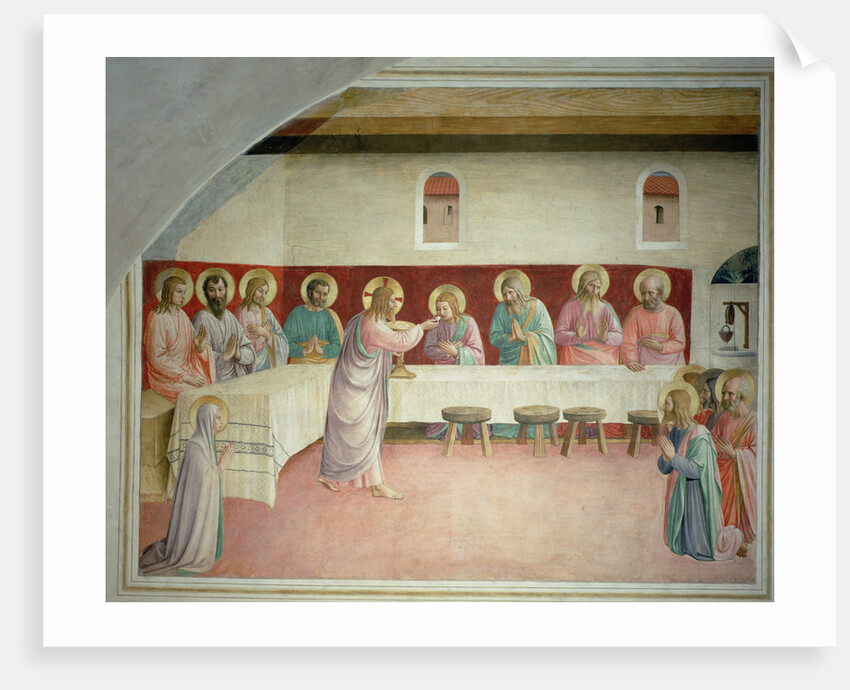 The Holy Communion and the Last Supper by Fra Giovanni da Fiesole Angelico