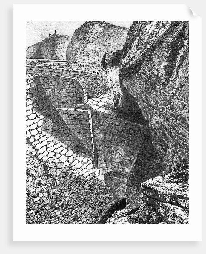 Heinrich Schliemanns excavation at Troy. by Anonymous