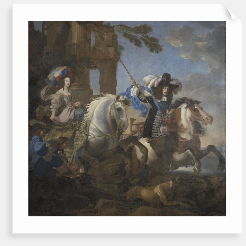 Ferdinand Maria, Elector of Bavaria and Henriette Adelaide of Savoy by Jan Miel