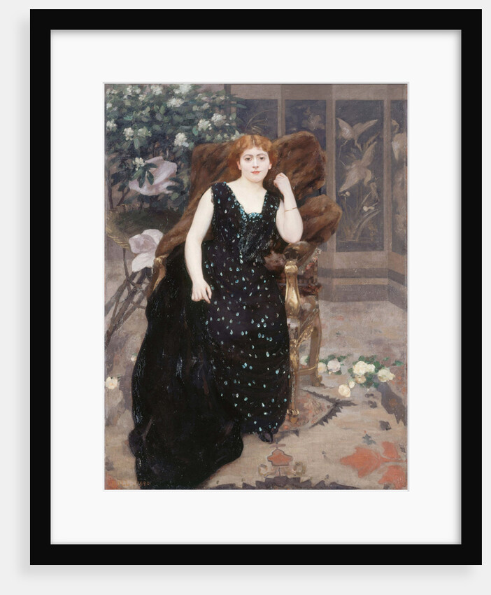 Portrait of Jane Hading by Alfred Philippe Roll