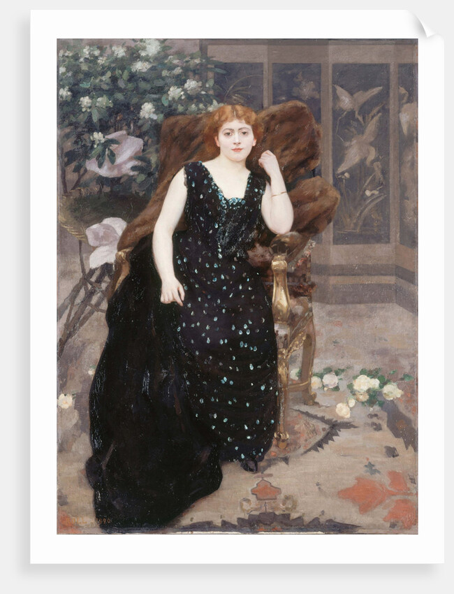 Portrait of Jane Hading by Alfred Philippe Roll