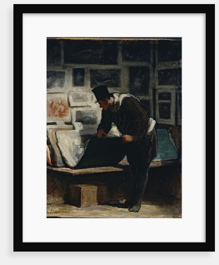 The Prints Collector by Honoré Daumier