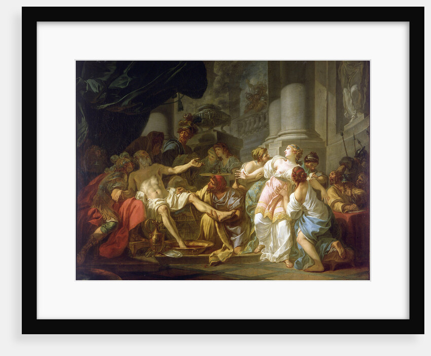 The death of Seneca by Jacques Louis David