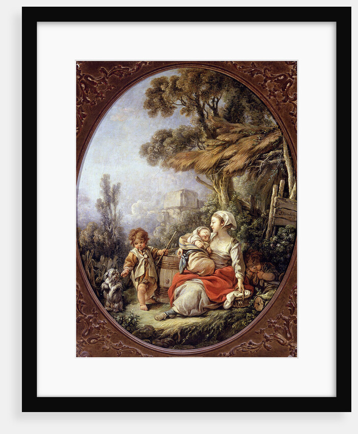 The Little Dogs Dance by François Boucher