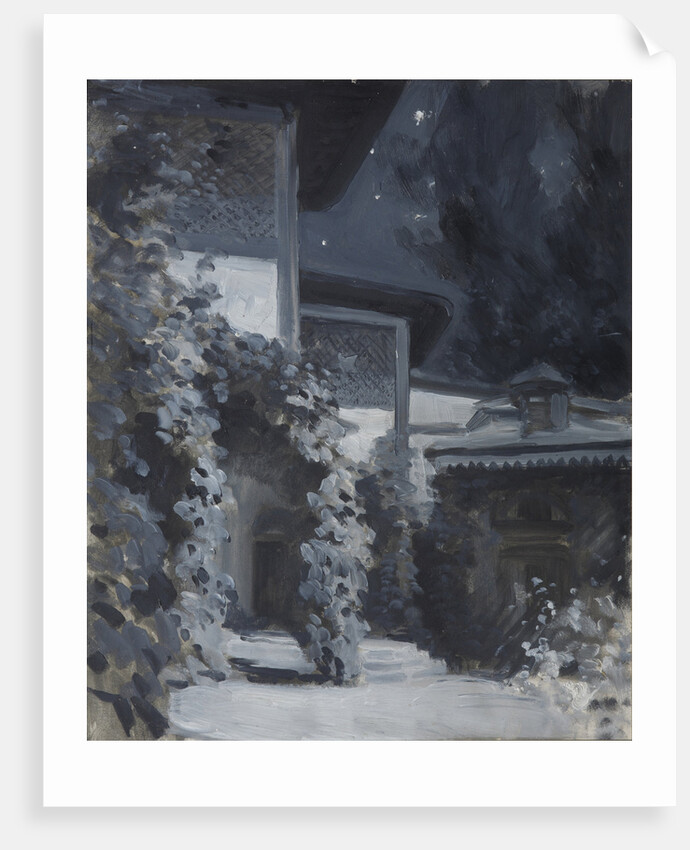 Bakhchisaray Palace. Illustration to the poem The Fountain of Bahçesaray by A. Pushkin by Konstantin Alexeyevich Korovin