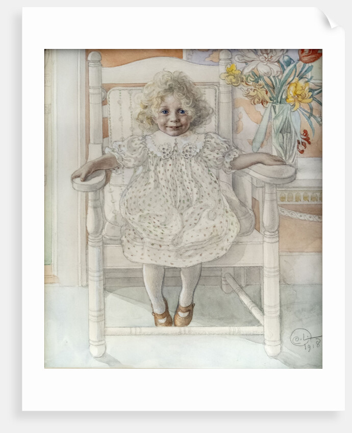 Portrait of Inga-Maria Thiel by Carl Larsson