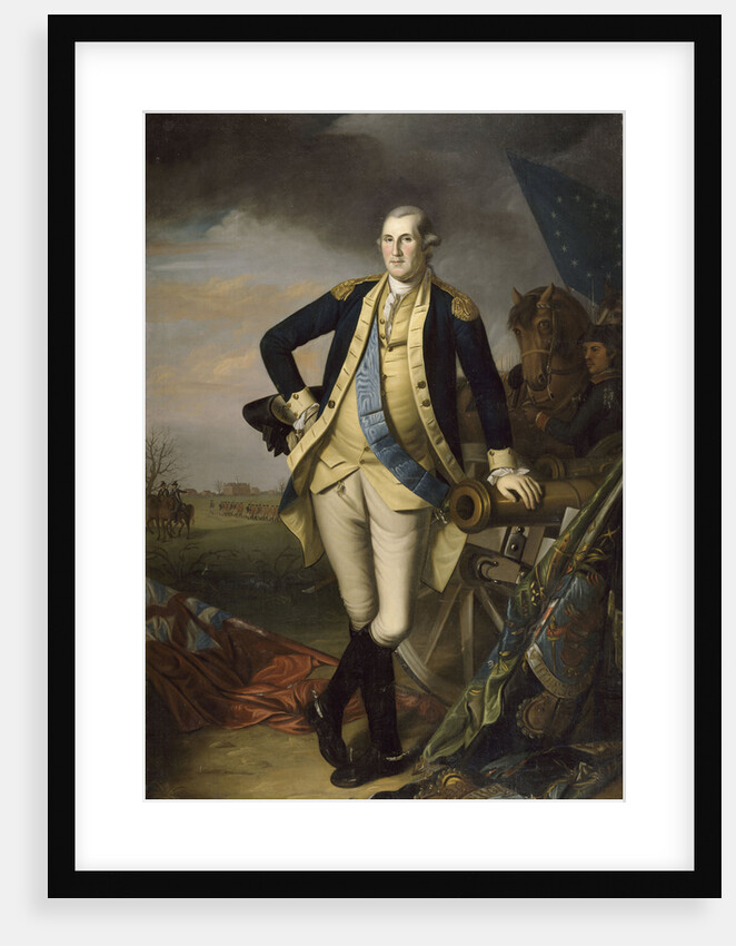 George Washington after the Battle of Princeton on January 3, 1777 by Charles Willson Peale