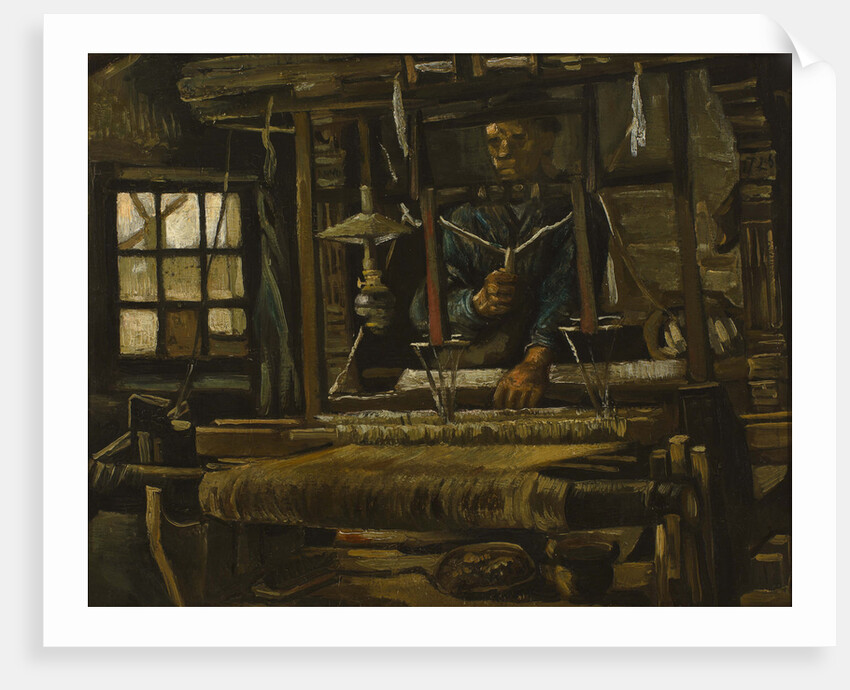 A Weavers Cottage by Vincent van Gogh