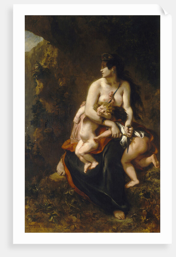 Medea (Médée furieuse) by Eugène Delacroix