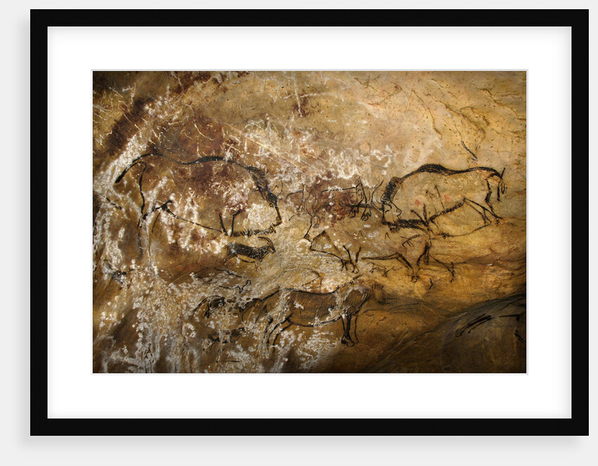 Painting in the Cave of Niaux by Art of the Upper Paleolithic