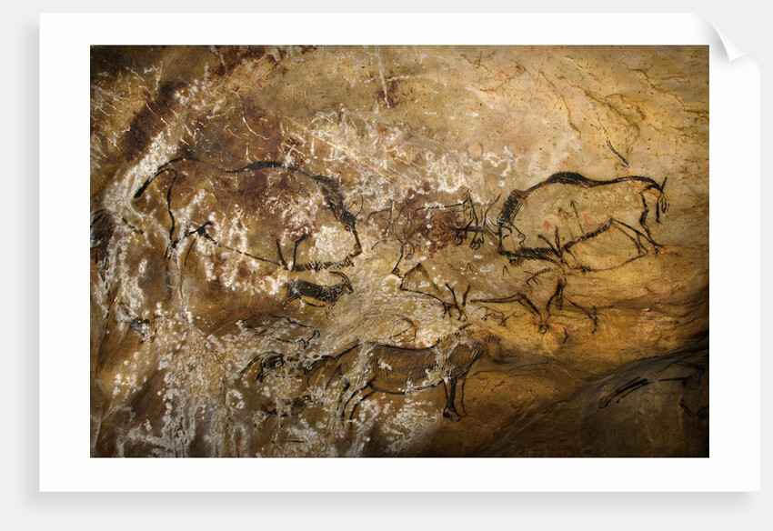 Painting in the Cave of Niaux by Art of the Upper Paleolithic