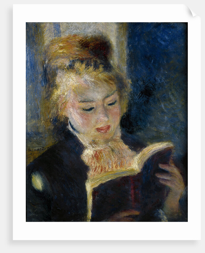 A girl reading (La liseuse) by Pierre Auguste Renoir