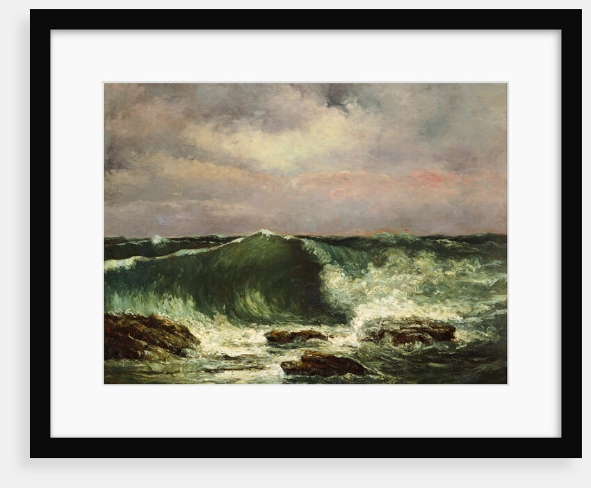 The Wave by Gustave Courbet