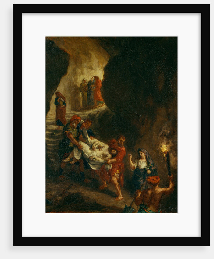 Christ Carried Down to the Tomb by Eugène Delacroix