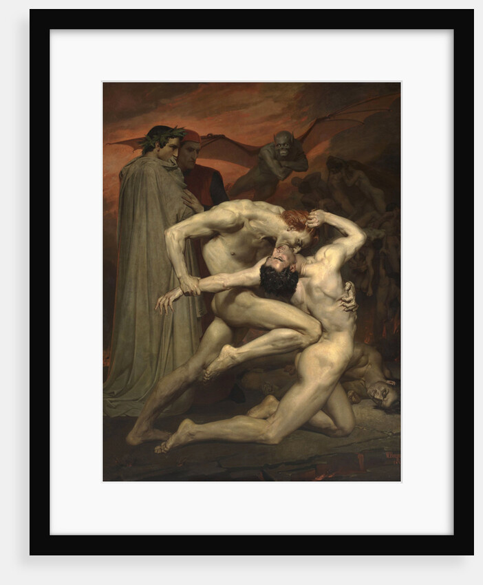 Dante and Virgil in Hell by William-Adolphe Bouguereau