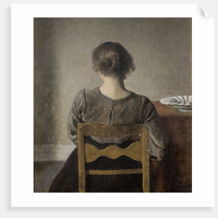 Rest by Vilhelm Hammershøi