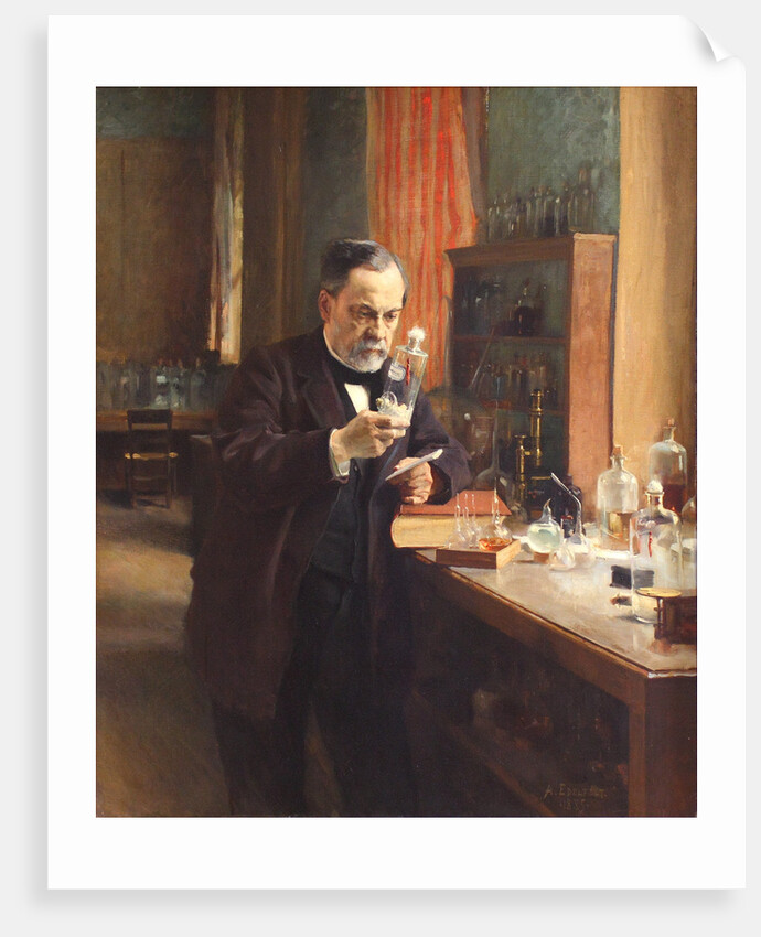 Louis Pasteur by Albert Gustaf Aristides Edelfelt