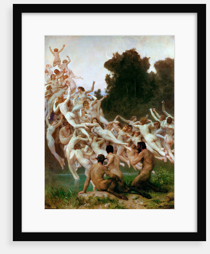 The Oreads (Les Oréades) by William-Adolphe Bouguereau
