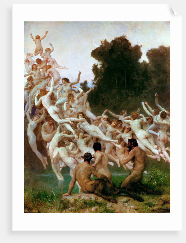 The Oreads (Les Oréades) by William-Adolphe Bouguereau