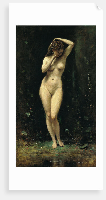 Diana Bathing (The Fountain) by Jean-Baptiste Camille Corot
