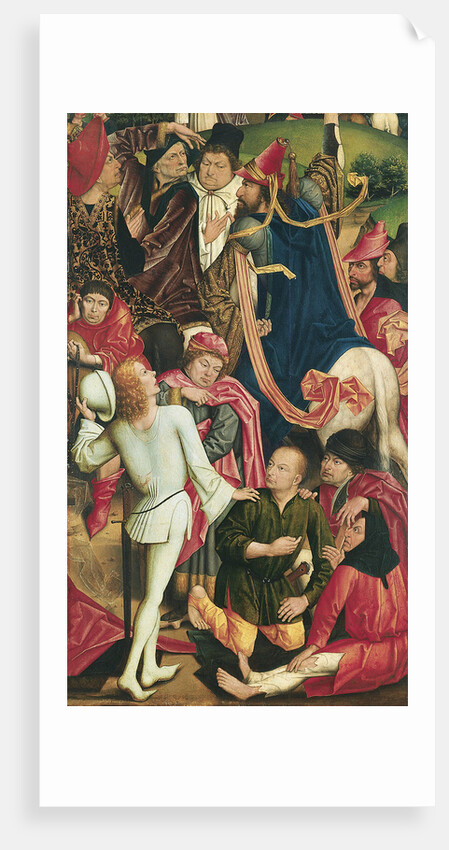 Knights and Soldiers playing Dice for Christs Robe by Derick Baegert