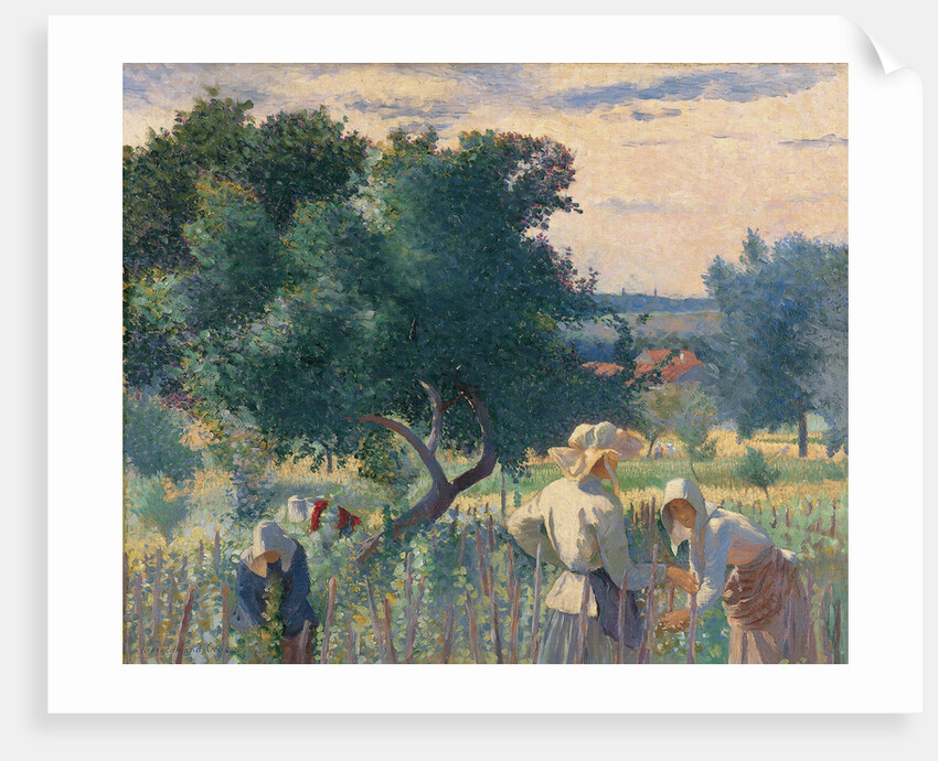 Women Tying the Vines by Henri Edmond Cross