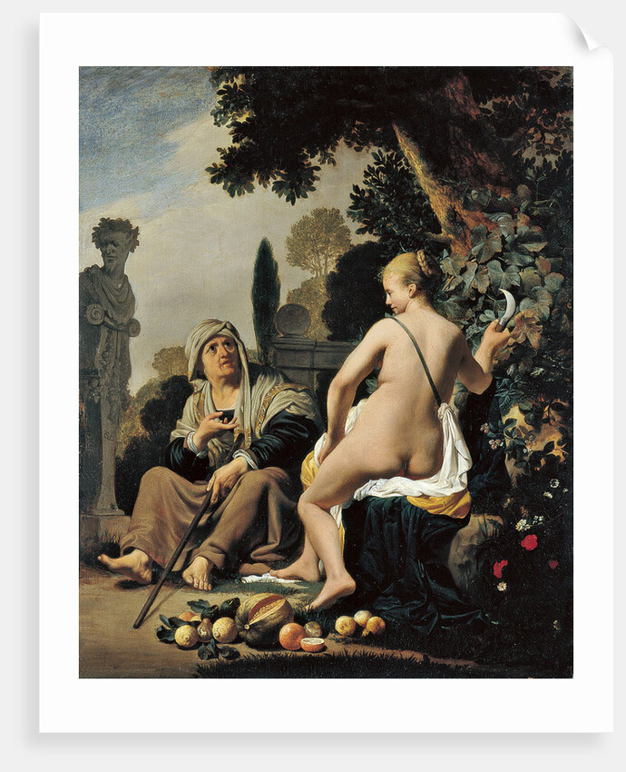 Vertumnus and Pomona by Caesar Boëtius van Everdingen