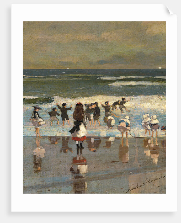 Beach Scene by Winslow Homer