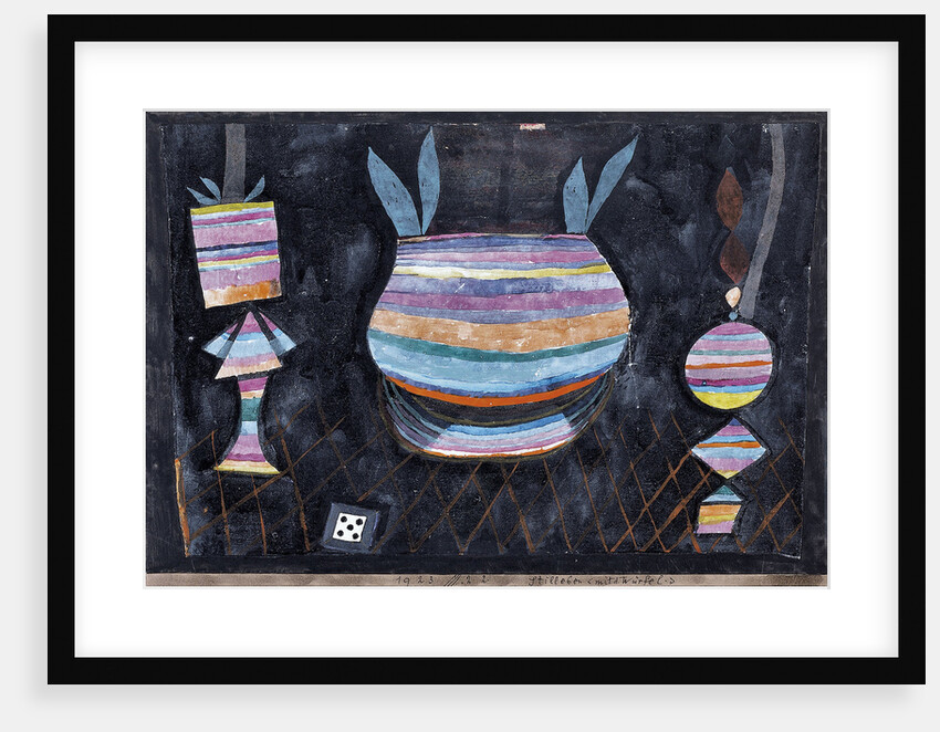 Still Life with Dice by Paul Klee