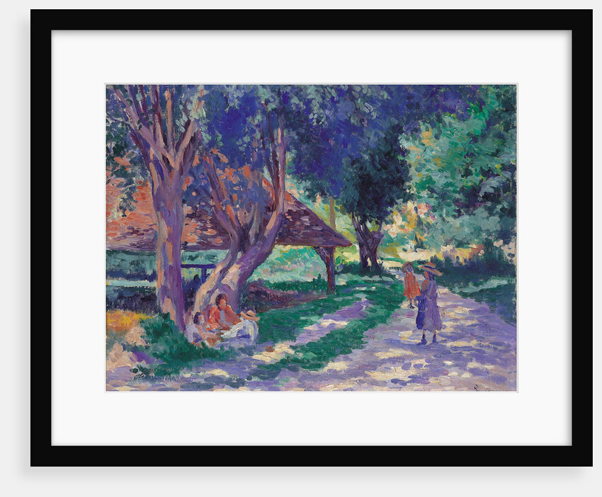Bessy, Yonne, the Shaded Path by Maximilien Luce