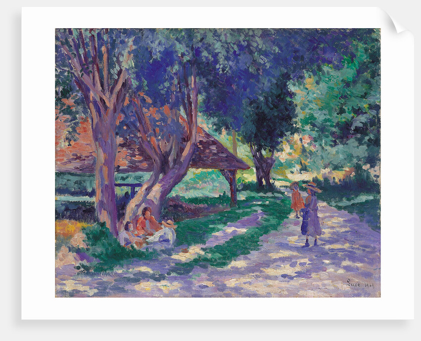 Bessy, Yonne, the Shaded Path by Maximilien Luce