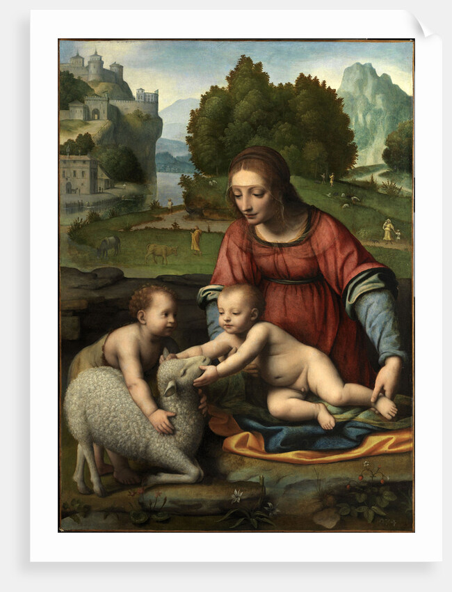 The Virgin and Child with the Infant Saint John by Bernardino Luini
