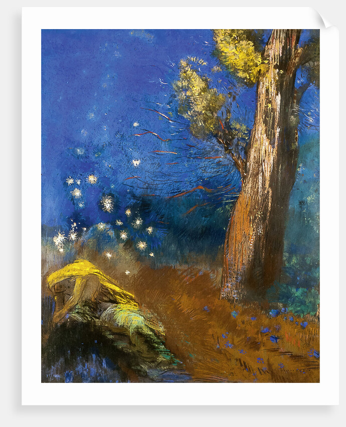 The Death of Buddha (La Mort de Bouddha) by Odilon Redon