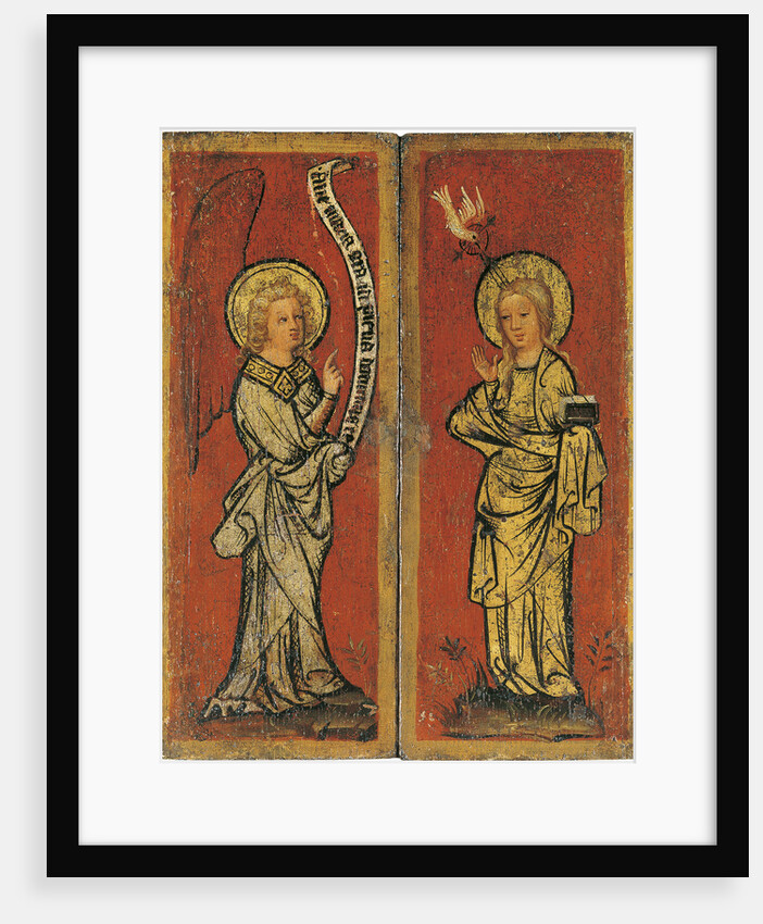 The Annunciation. Triptych of The Holy Face by Master Bertram