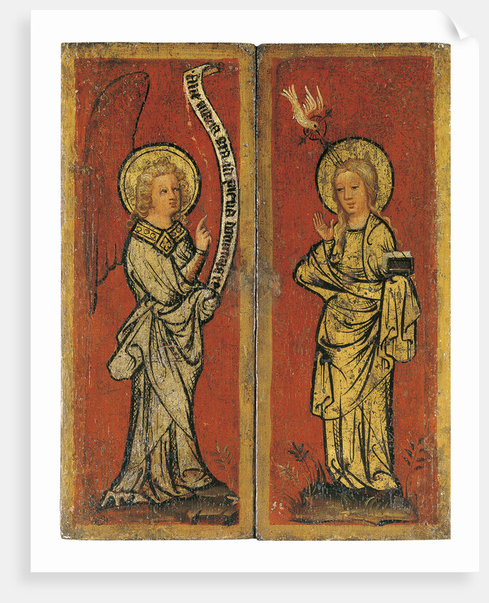 The Annunciation. Triptych of The Holy Face by Master Bertram