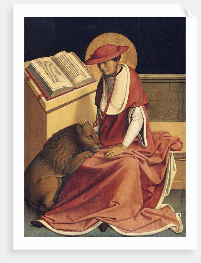 Saint Jerome as a Cardinal by Master of Grossgmain