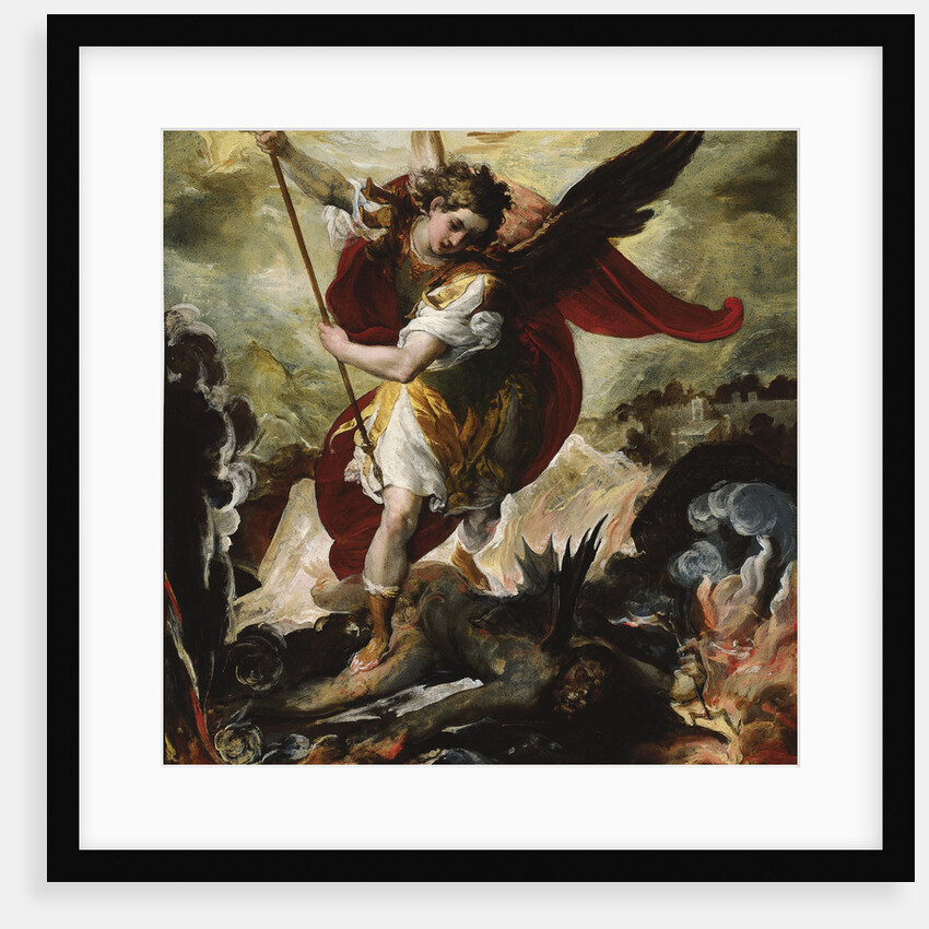 Saint Michael Vanquishing Satan by Francesco Maffei