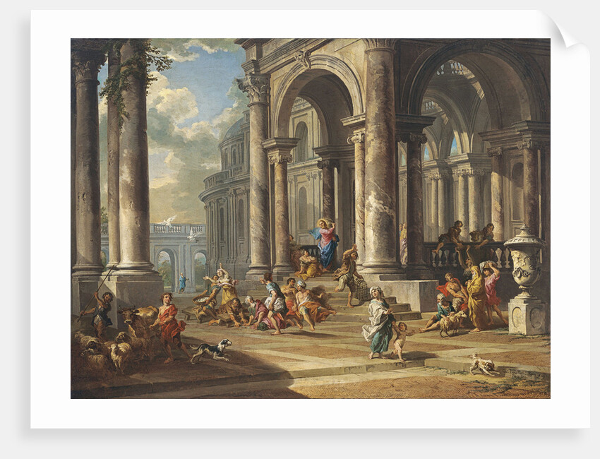 Christ Driving the Money Changers from the Temple by Giovanni Paolo Panini