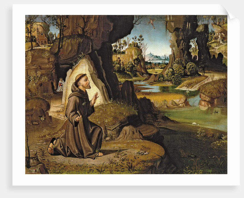 Saint Francis receiving the Stigmata by Antonio Pirri