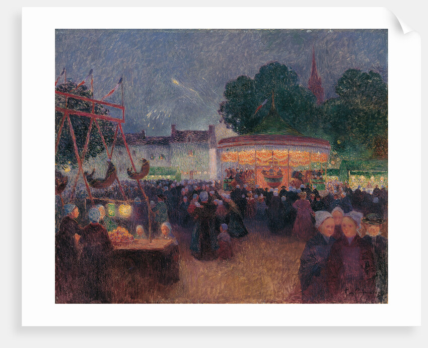 Night Fair at Saint-Pol-de-Léon by Ferdinand Loyen du Puigaudeau