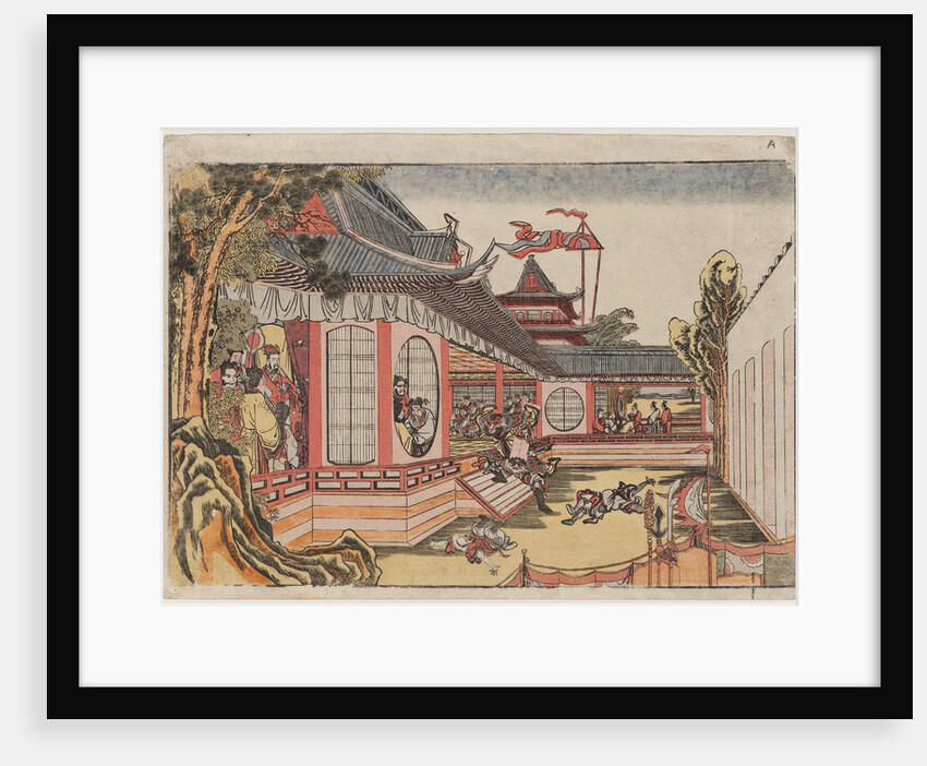 Fan Kuai and the Banquet at Hongmen (Hankai Komon no kai no zu) by Katsushika Hokusai