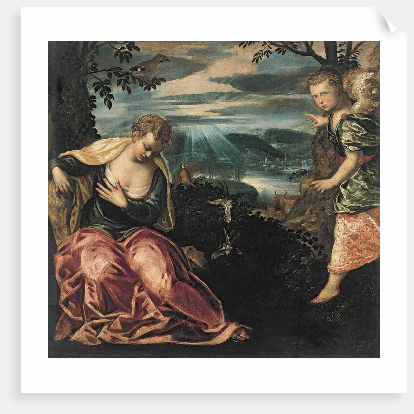 The Annunciation to Manoahs Wife by Jacopo Tintoretto